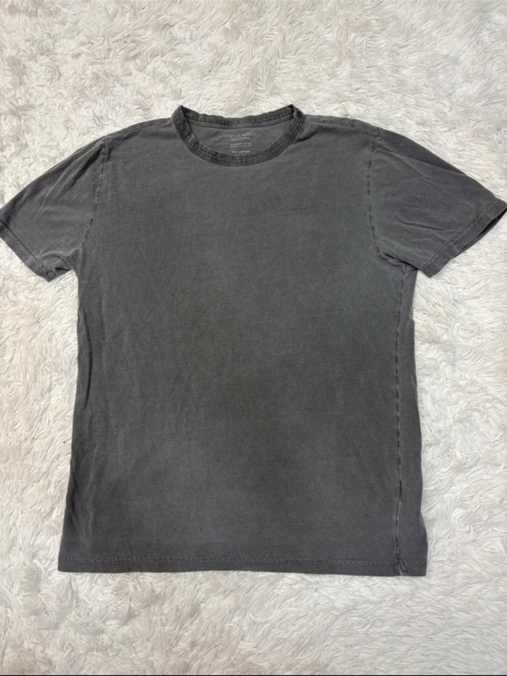 Officine generale daily classic Classic Men's Crewneck T-Shirt - Charcoal Gray